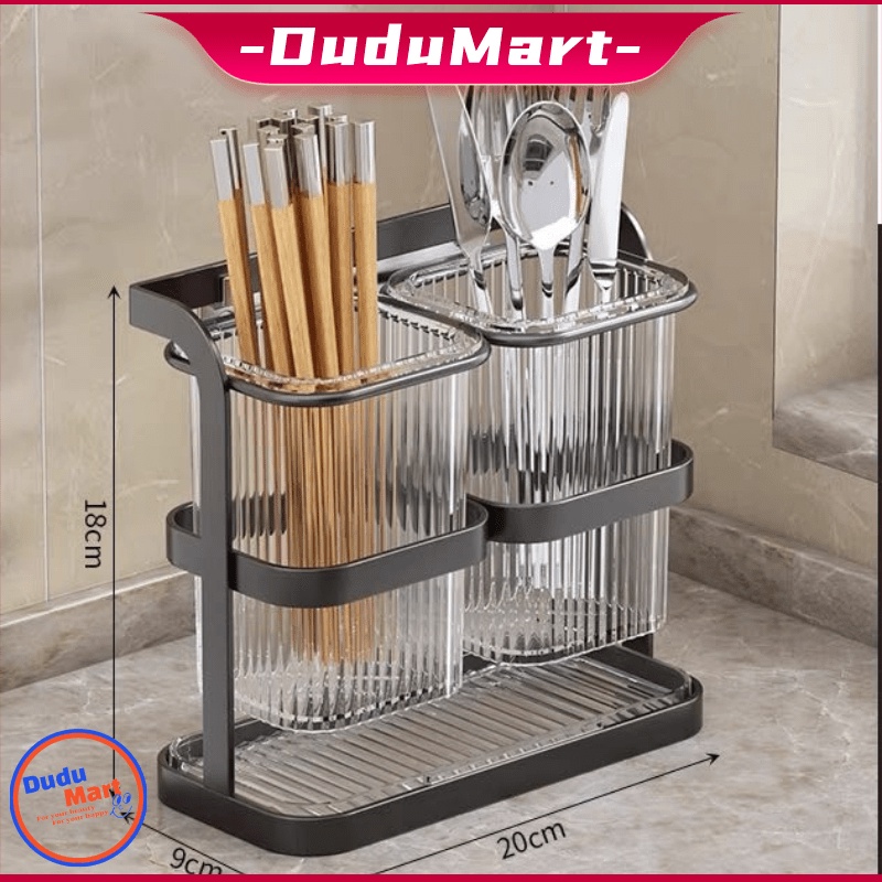 DuduMart Kitchen Cutlery Organizer Storage Chopsticks Tableware Holder ...