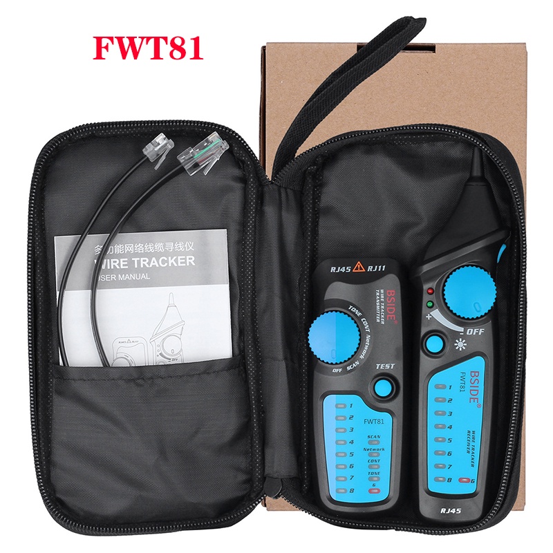BSIDE RJ45 Analyzer LAN FWT81 Line FWT82 Detector Tracker Telephone ...