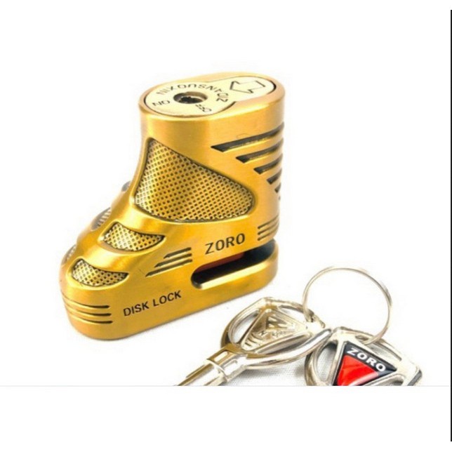 Zoro Disk Lock Motorcycle Disc Lock With 2 Premium Keys