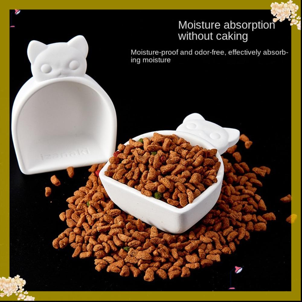 FOREVER Cat Food Scoop,Earth Cute Cat Shape Dog Food Spoon