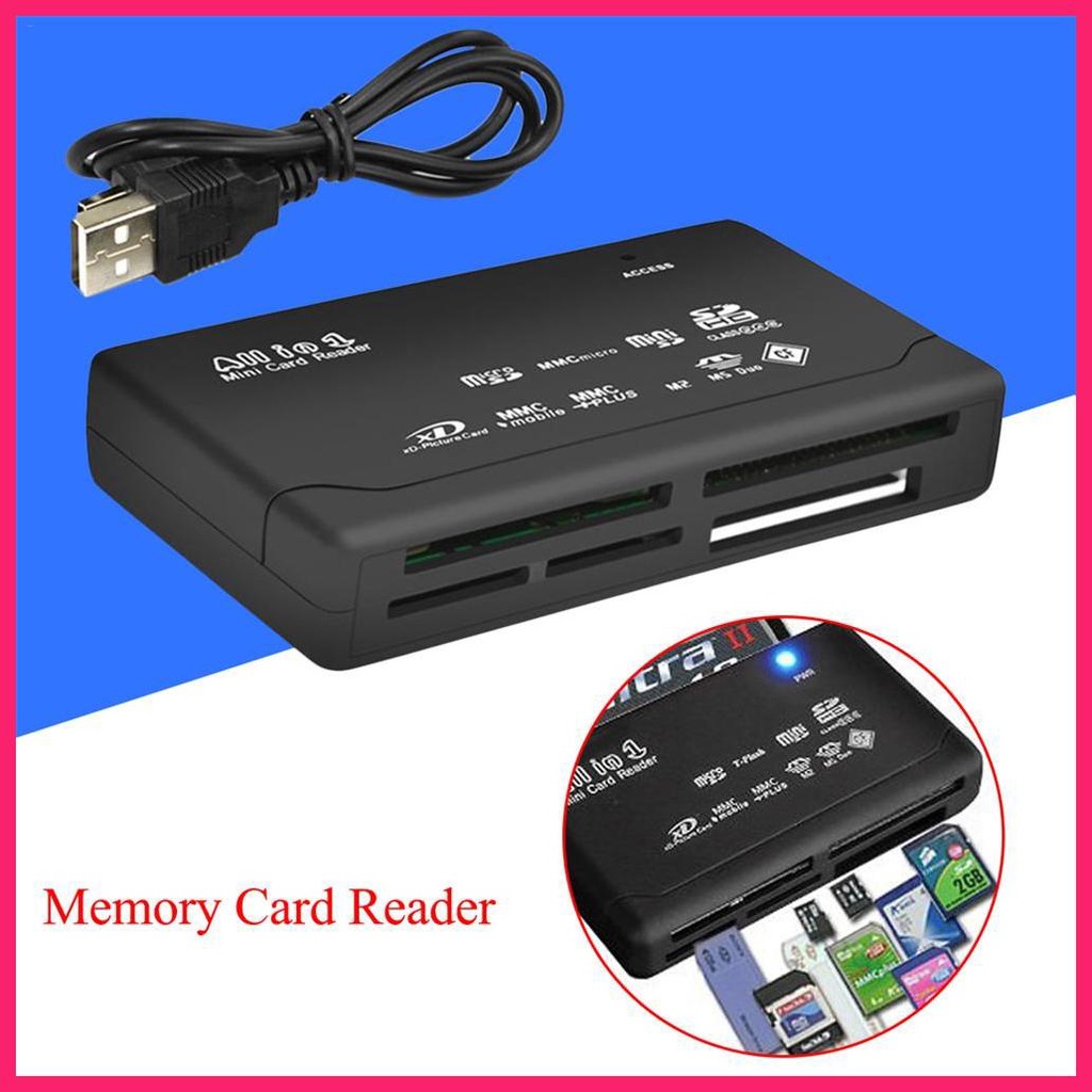 Memory Stick Reader Allin1 SDs Card Reader Plug N Play And Windows