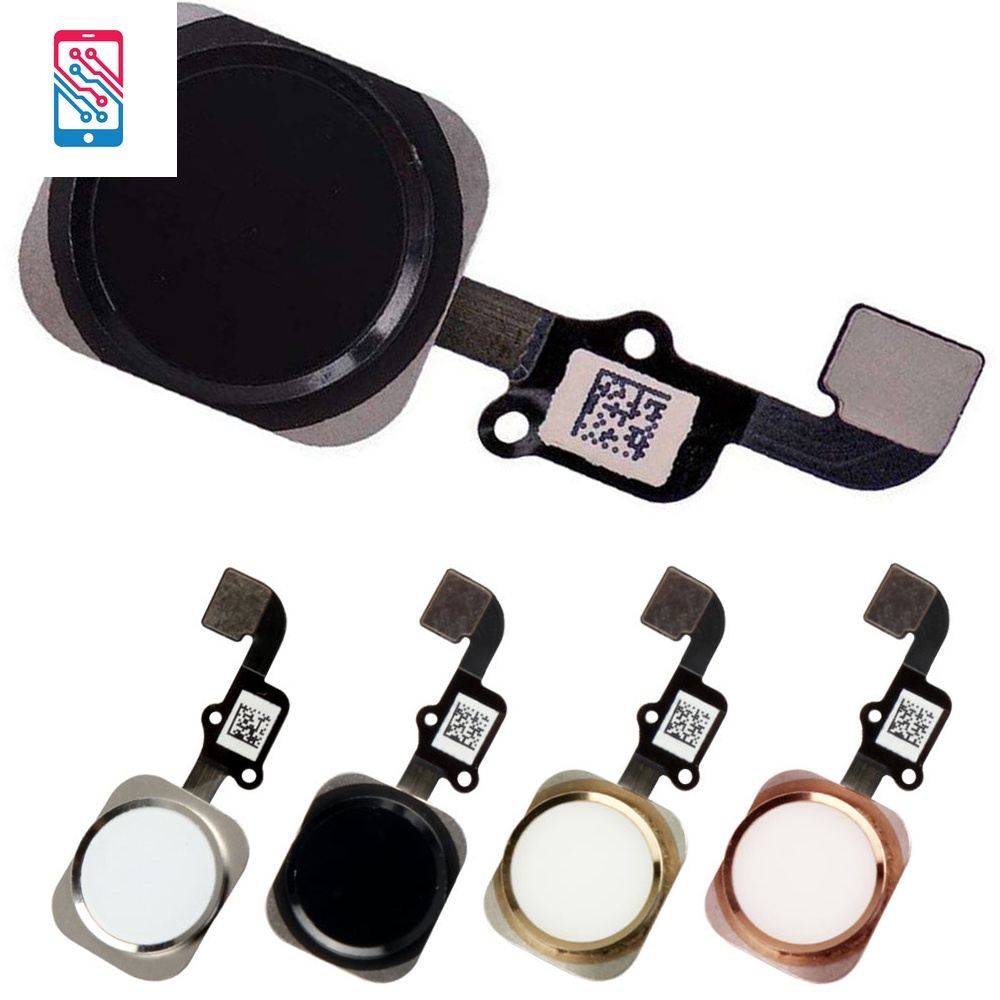 Home Button Key With Flex Cable Replacement For iPhone 6 6P 6s Plus ...