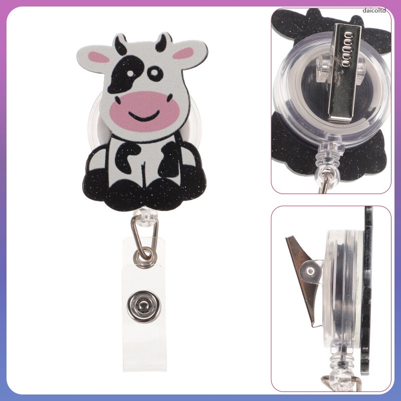 Nursing Badge Reel Student Nurse Holder Easy Pull Alligator Clip ID