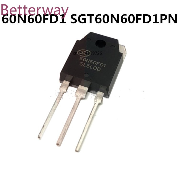 2 Pieces Transistor Mosfet 40N60 40N60NPFD 60N60FD1 TO-3P 600V 40A IGBT ...