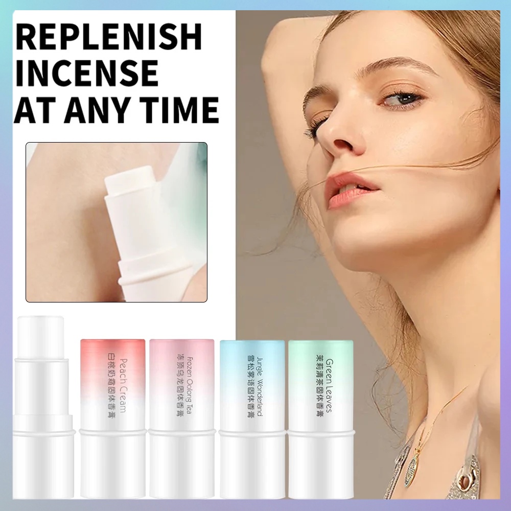 Lessxcoco Portable Solid Perfume Fragrances Women Men Solid Balm Mild