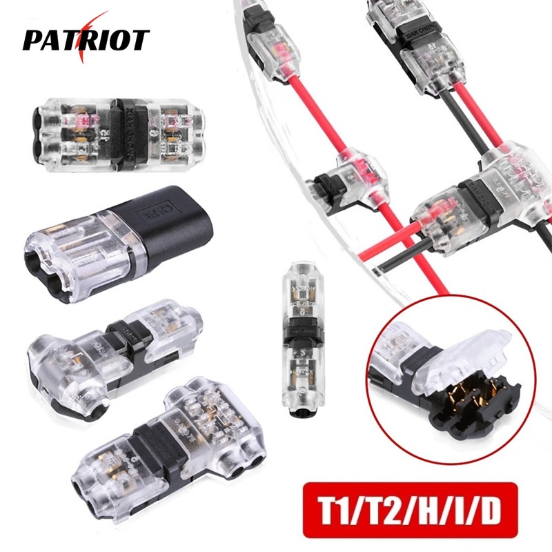No-peel Quick Terminal Connections Joiners /2pin Pluggable Wire