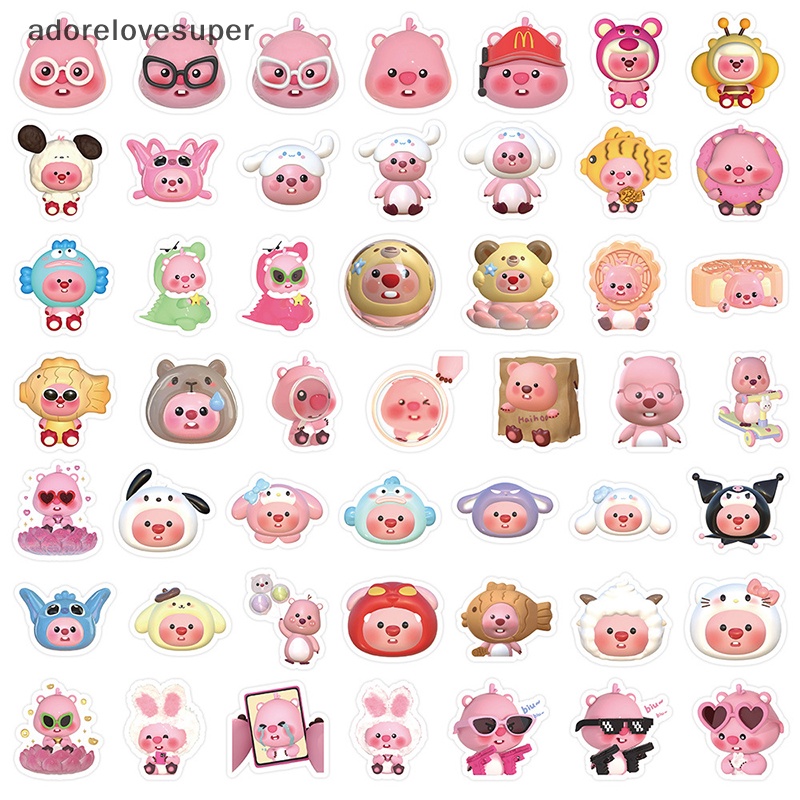 AD1PH Cartoon Loopy Stickers For Kids Anime Toys Decals Waterproof ...