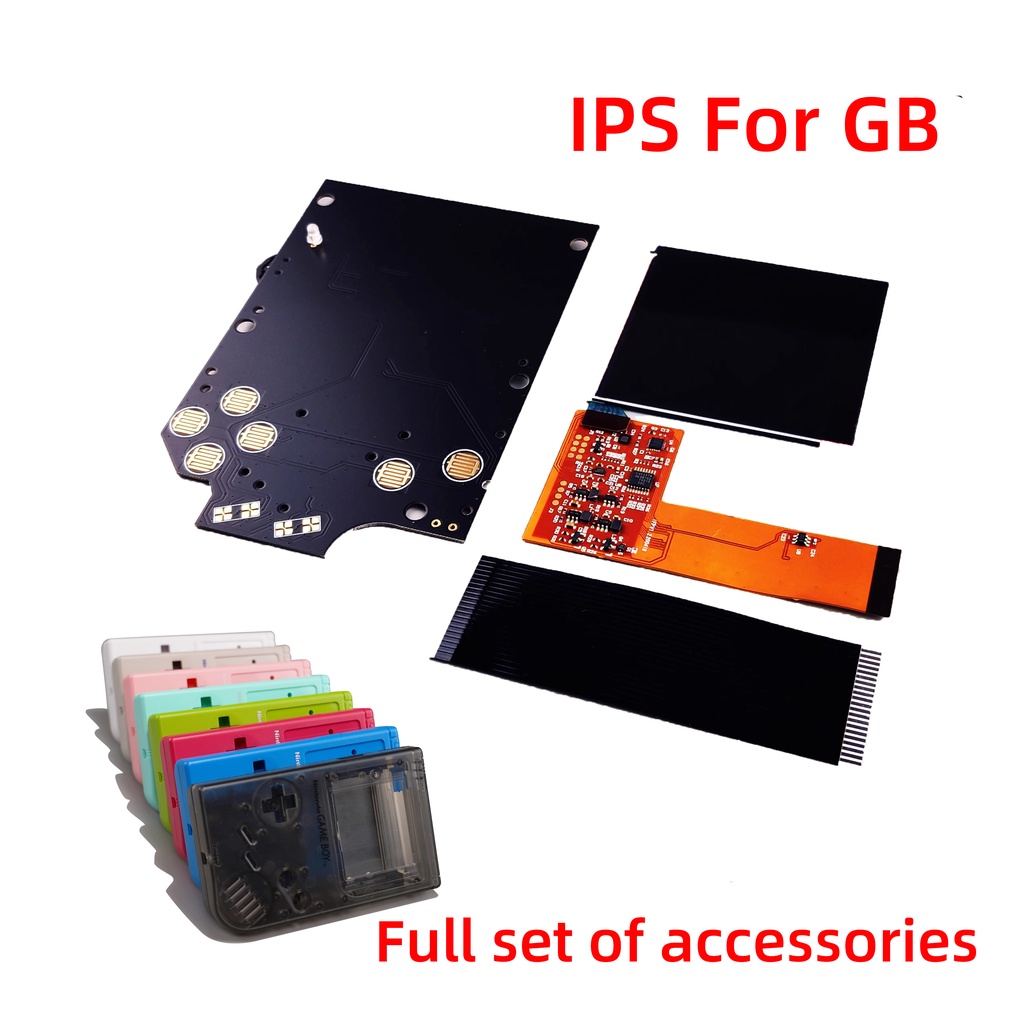 Gb Upgrade IPS Screen Full Set Accessories Including Game Boy IPS ...