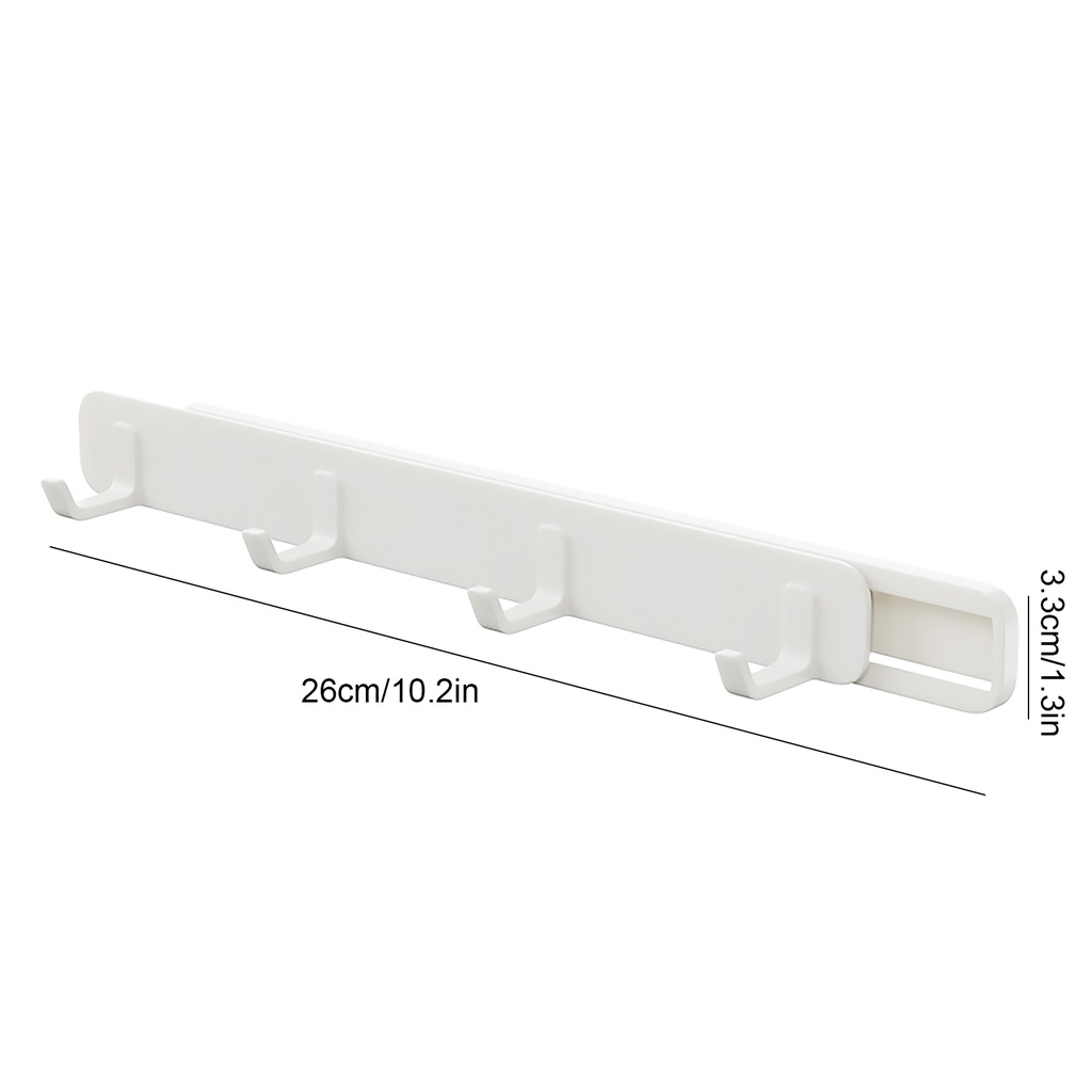 Retractable Hook - Space-Saving Pull Out Door Closet Hanging Rack ...