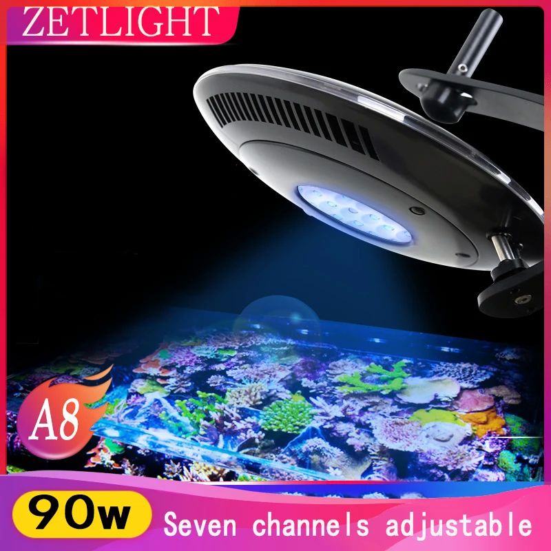 Zetlight UFO A8/Z8 90W WIFI Fish Tank Programable Saltwater Sea Water