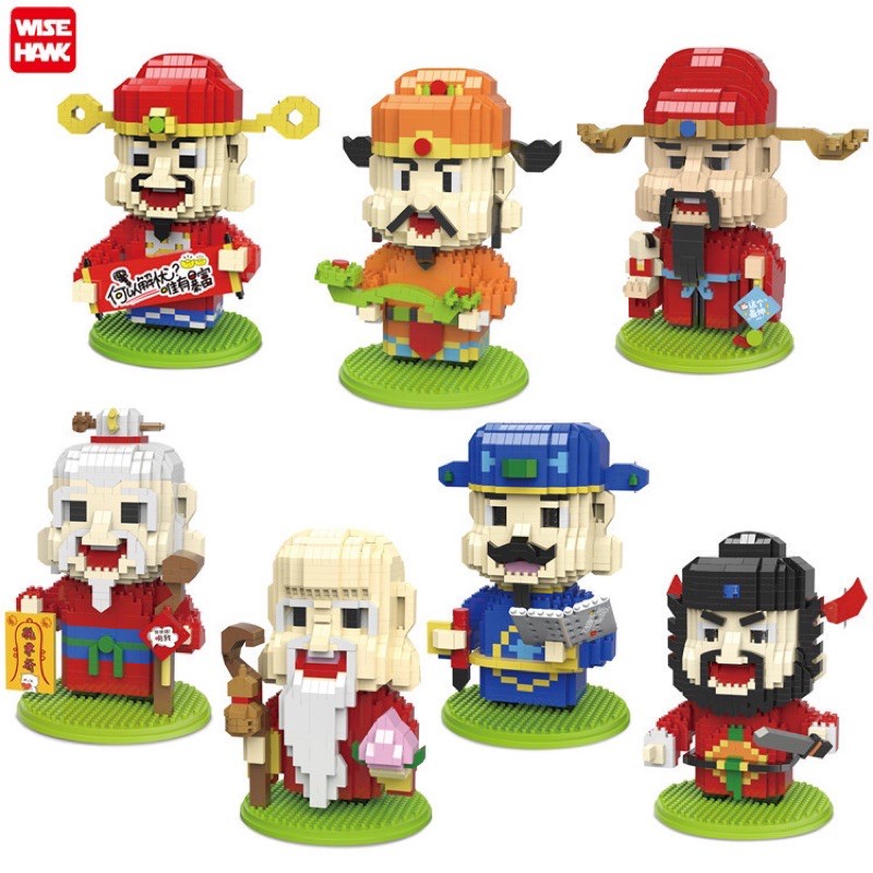 JML Building Blocks WISEHAWK Building Block Gods toys Gods of Fortune ...
