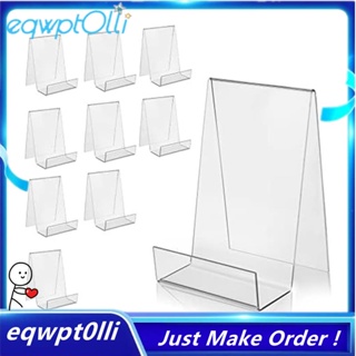 Acrylic Book Stand With Ledge Clear Display Easels Plate For Books