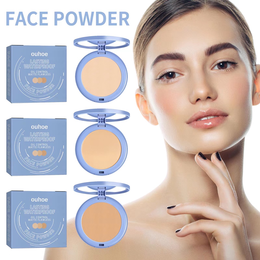 OUHOE / MAYCHEER Lady Oil Control Matte Face Powder make up Face powder ...