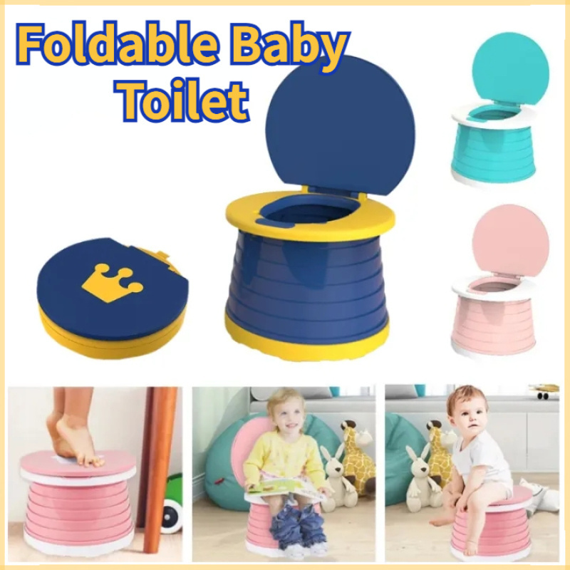 Baby Portable Potty Training Seat Foldable Toilet Seat for Toddlers