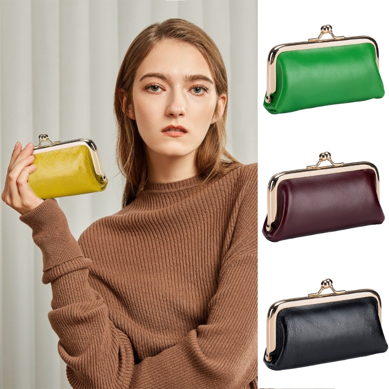 Best Fashion Lipstick Pack Lady Purse Vintage Bifold Change Pouch