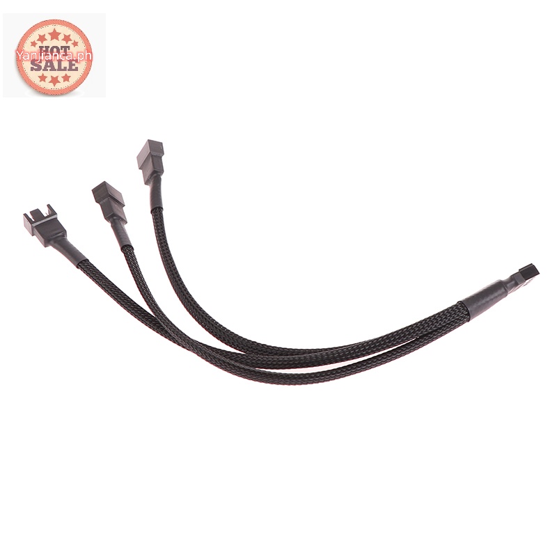 YANCA PWM Fan Splitter 4pin Adapter Cable Computer CPU Fan Splitter PC