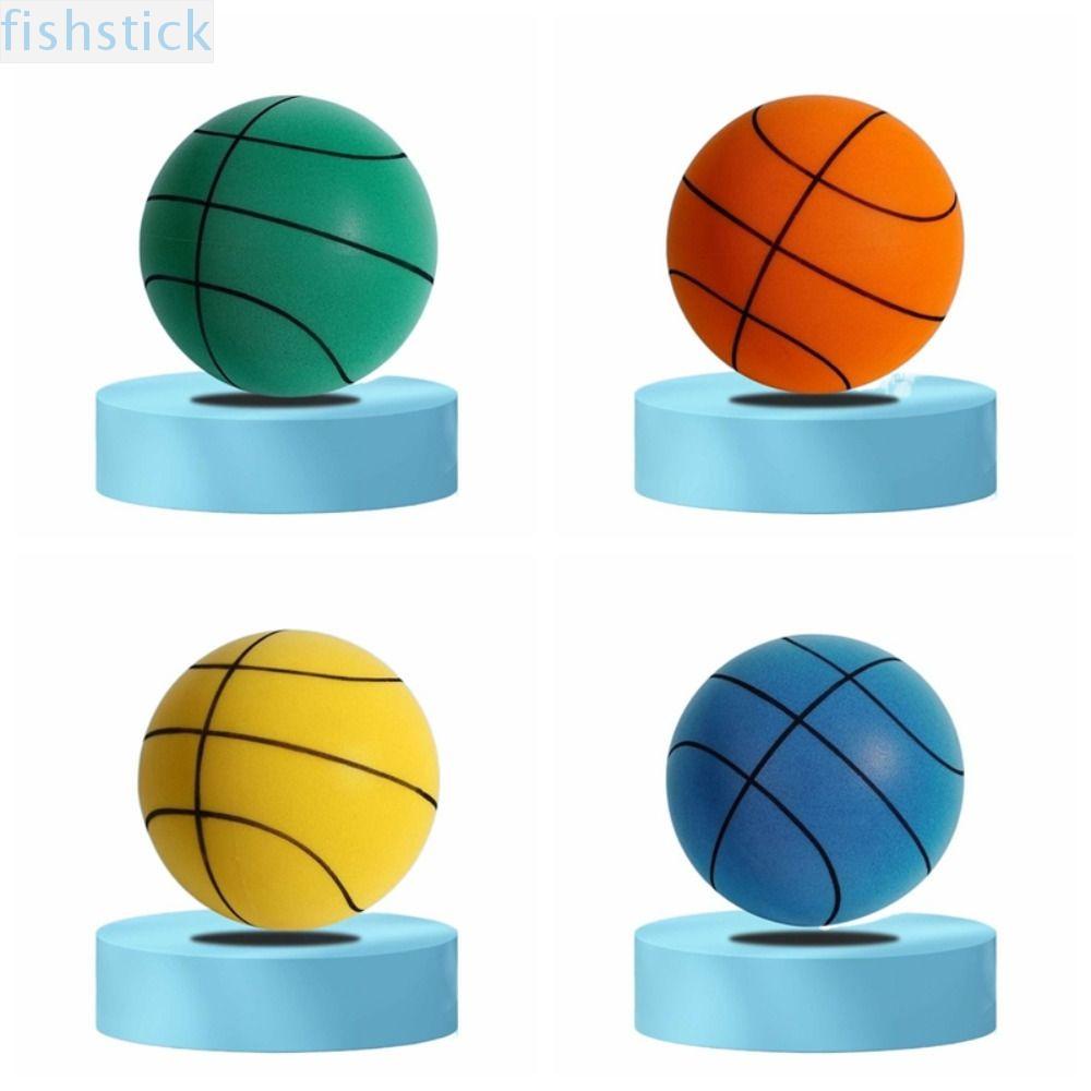 FISHSTICK Silent Training Basketball, 18cm/22cm/24cm Low Decibel