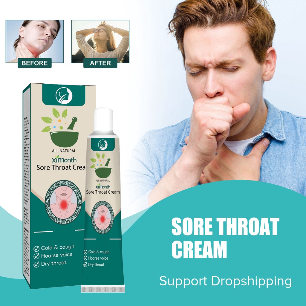 Sore Throat Relief Cream Treat Chronic Pharyngitis Throat Dry Itchy ...