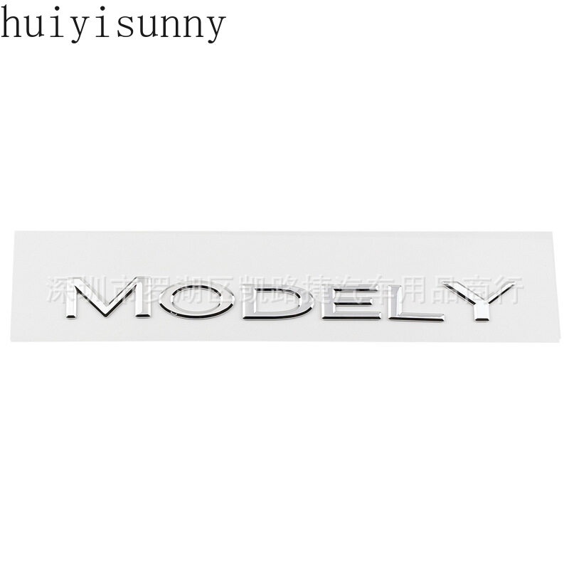 HYS For Tesla Model 3 Model Y letter emblem Hood bonnet logo Rear trunk ...