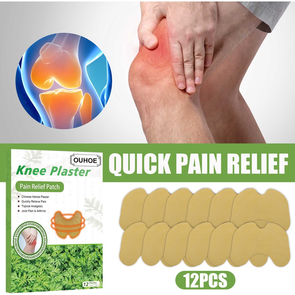 Wormwood Ginger Herbal Rehabilitation Knee Plaster Arthritis Muscle ...