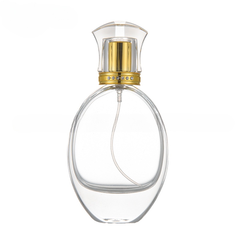 50ml Refillable Oval Shape Spray Bottle Crystal Glass Atomizer Empty Fine  Mist Spray Perfume Bottles