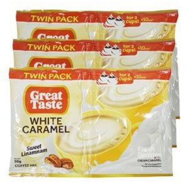 ♟Great taste white caramel 3pcs x2pack Shopee Philippines