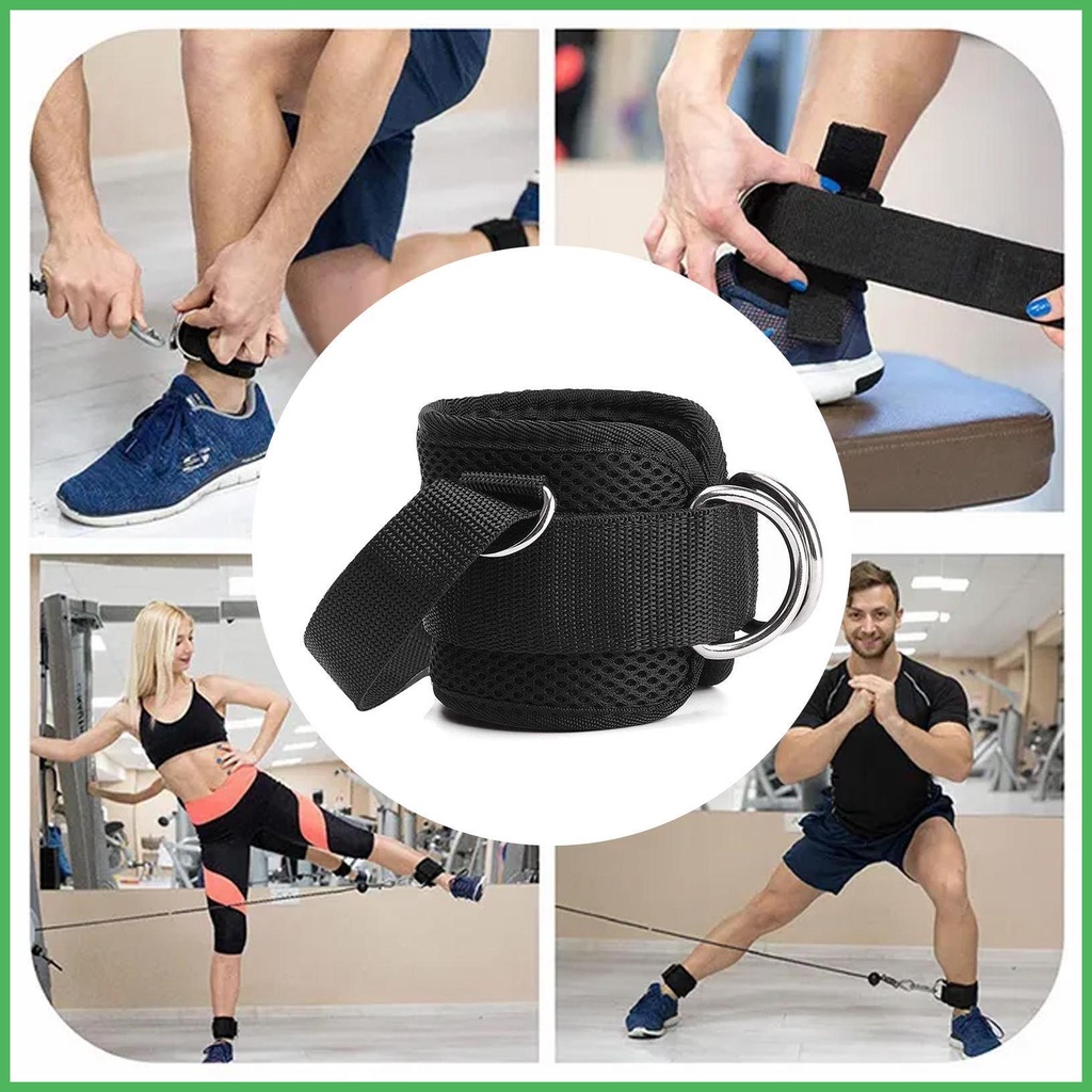 VAIIO Ankle Straps For Cable Machines  Pair  Cable Attachments For Gym Set Kickbacks Glute Workouts Lower Body Exercises Adjustable Comfort Fit Neoprene Tone The Legs For Men & Women