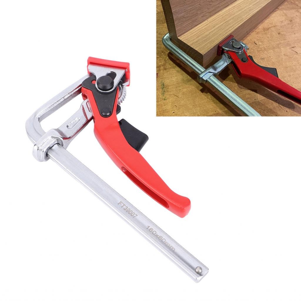 Superparis Ratcheting Table Clamp Quick Release Bar Aluminium Alloy ...