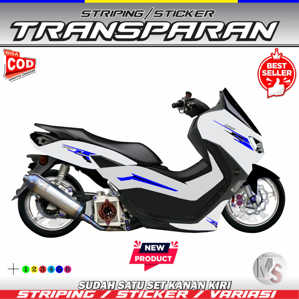 New Nmax Transparent Sticker, Latest List Variations VARIATIONS ...