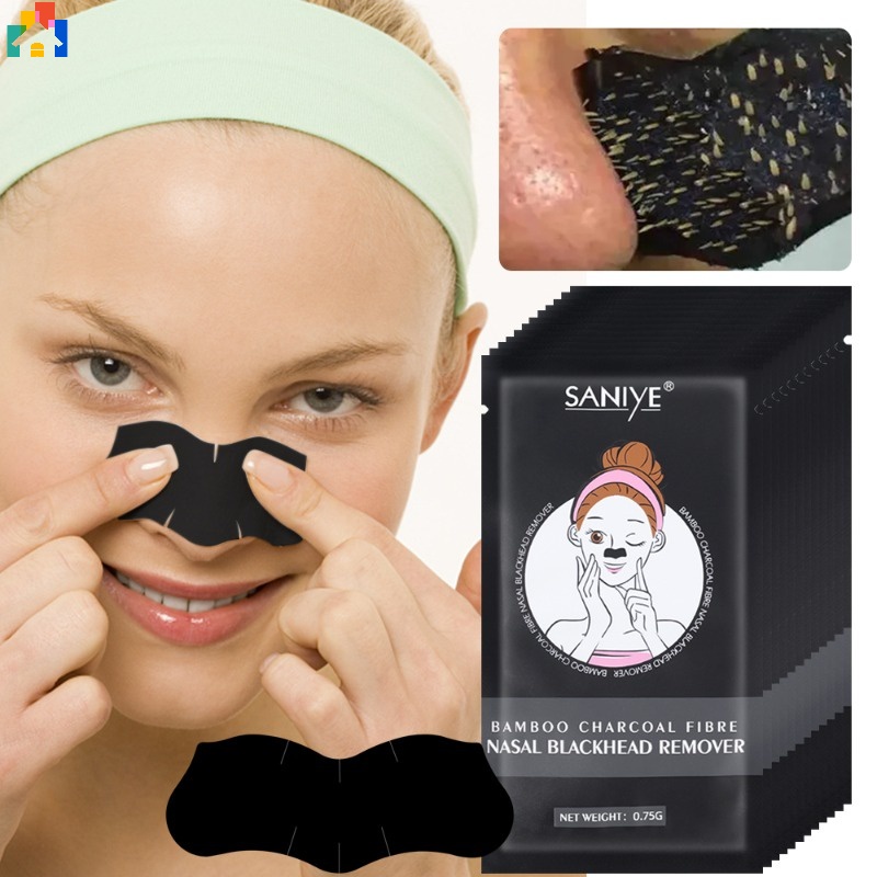 Unisex Blackhead Remove Nasal Strips Deep Shrink Cleaning Pore Nose Stickers Eliminate Black 9034