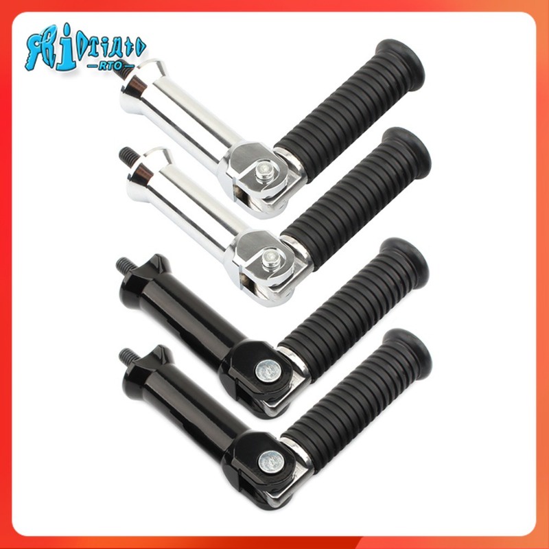 Rto Footpegs Footrests Mount Brackets Foot Pegs for Harley Davidson