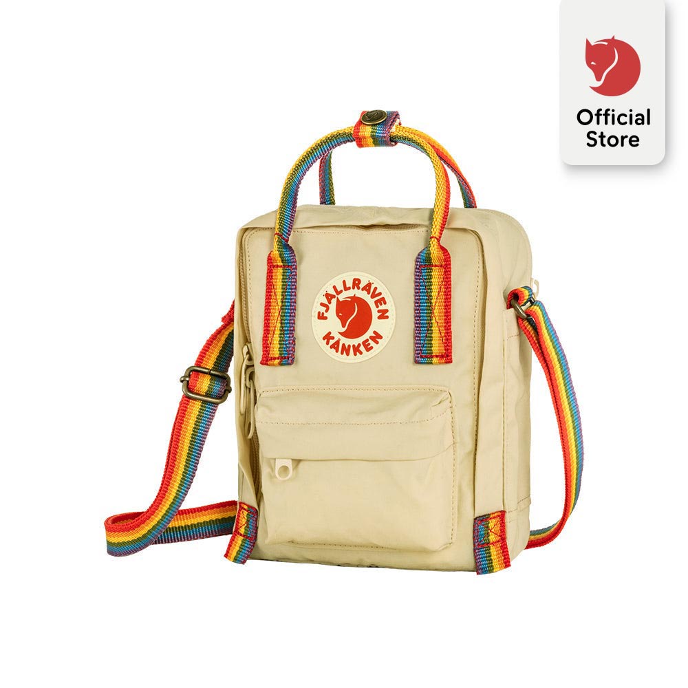 Fjallraven Kanken Rainbow Sling Light Oak Rainbow Pattern Shopee Philippines