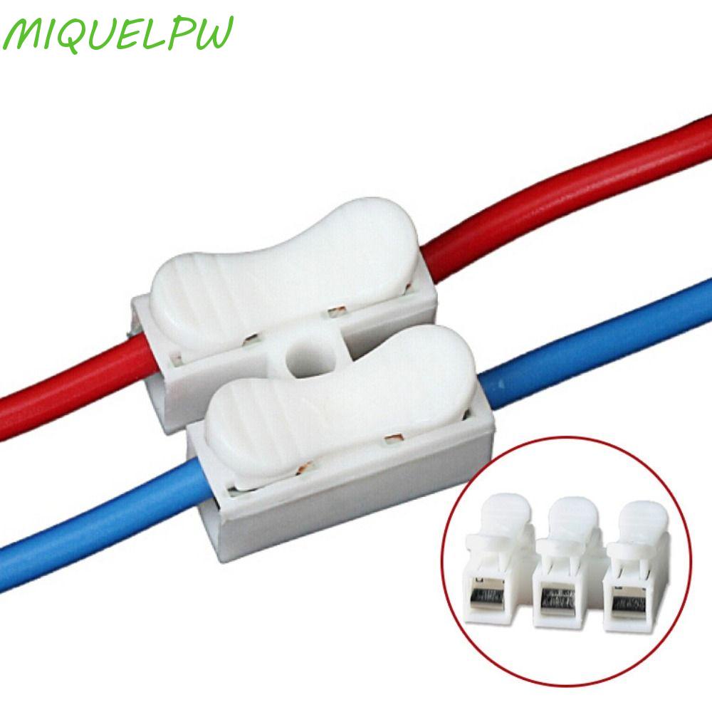 Miquelpw Quick Lock Wire Connectors Copper High Pressure Resistant Ch1 Ch2 Ch3 For Led Strip 