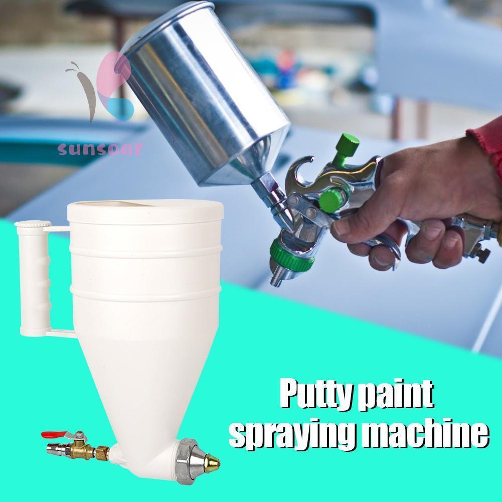 Latex Paint Spraying Exterior Wall Building Real Stone Paint Spraying