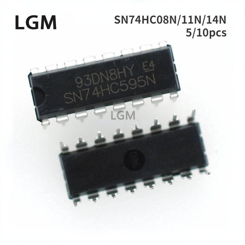 7408 SN74HC08N 74HC08 74LS08 2 Input AND Gate IC Dual In Package DIP 14