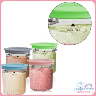 Ice Cream Containers Reusable Ice Yogurt Container Storage Jar