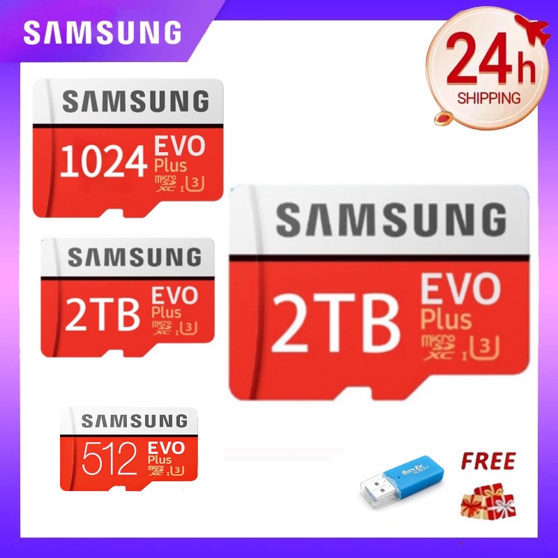 Memory card Micro SD Samsung 1TB/2TB C10 U3TF card 512gb suitable