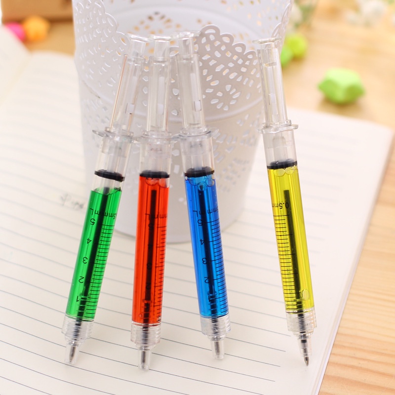 Ball pen syringe injection format cheap cute stuff Styling pen Cute ...