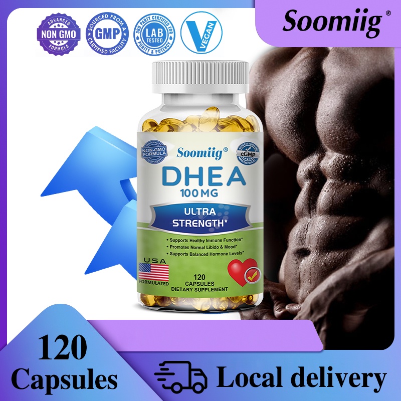 Soomiig DHEA 100 Mg, Supports Immunity, Mood, Healthy Energy and