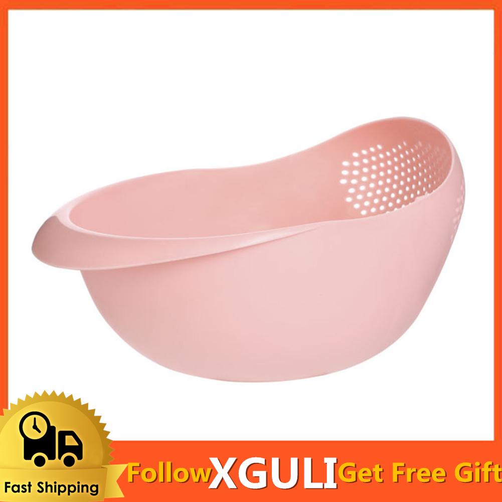 Xguli Rice Washer Strainer Bowl Colanders Large Capacity Tiny Mesh for ...