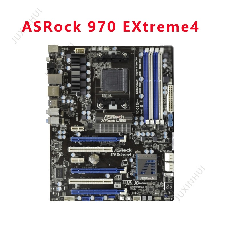 Asrock 970 Extreme4 Original Used Desktop For Amd 970 Motherboard Socket Am3 Am3 Ddr3 Sata3