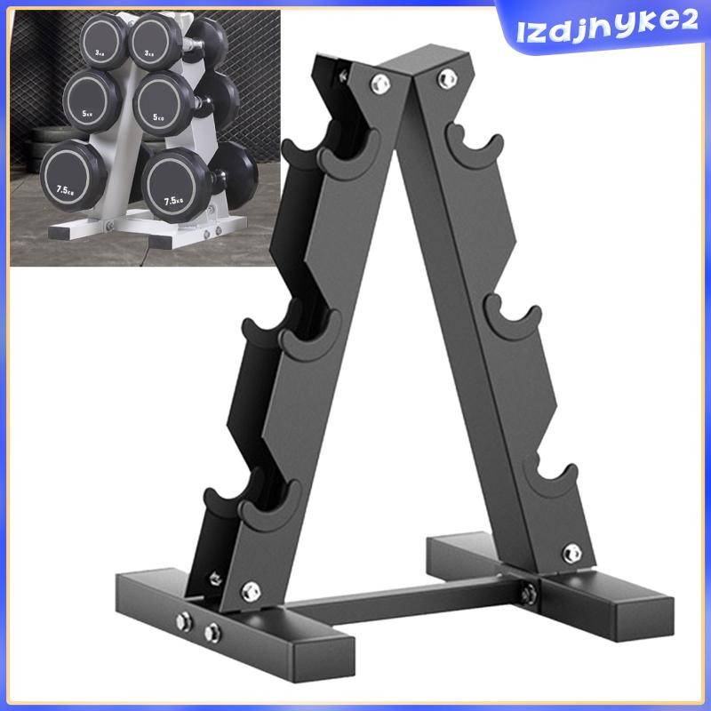 [lzdjhyke2] Dumbbell Rack Dumbbells Vertical Stand Stable 3 Tier Stand ...