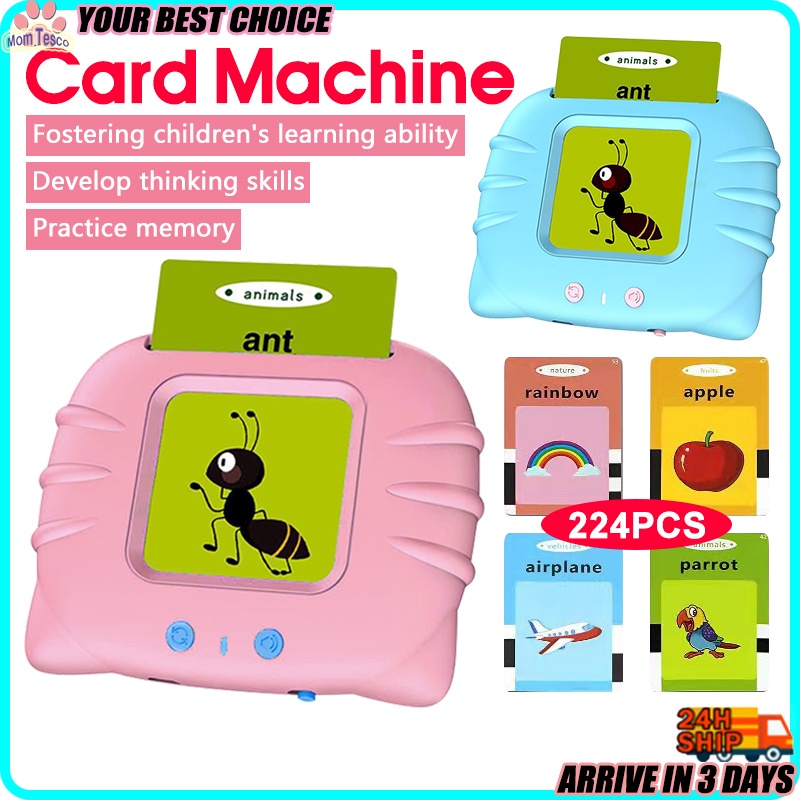 Educational Toys for Kids Early Reading English Card Machine Oral ...