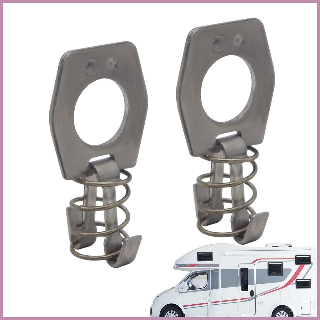 RV Water Heater Door Latch Camper Door Latch Cam Lock 2 Pcs Stainless
