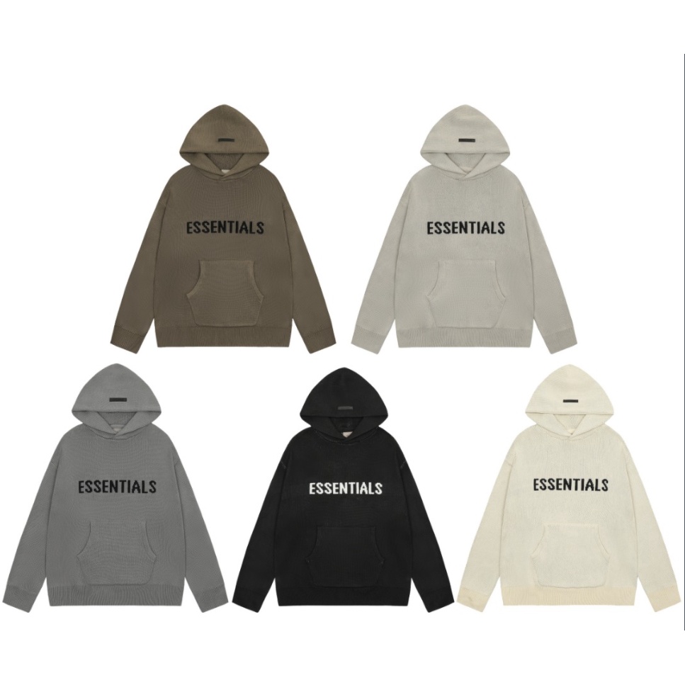 Oversized High Street FOG FEAR OF GOD Double Thread ESSENTIALS Classic ...