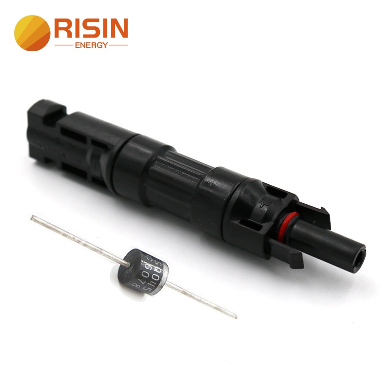 Commonly Use Risin 30A Solar SBD Connector MC4 Type Waterproof Bypass