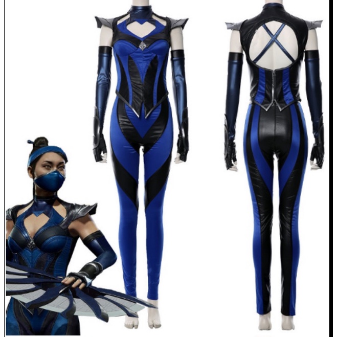 MK Mortal Kombat Kitana Outfits Halloween Carnival Party Cosplay Costume