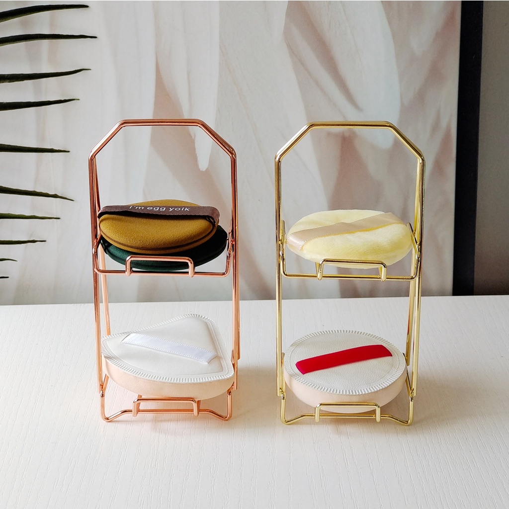 Shelf with Egg Yolk Pineapple Pie Puff Beauty Egg Rack Multi-Layer Two ...