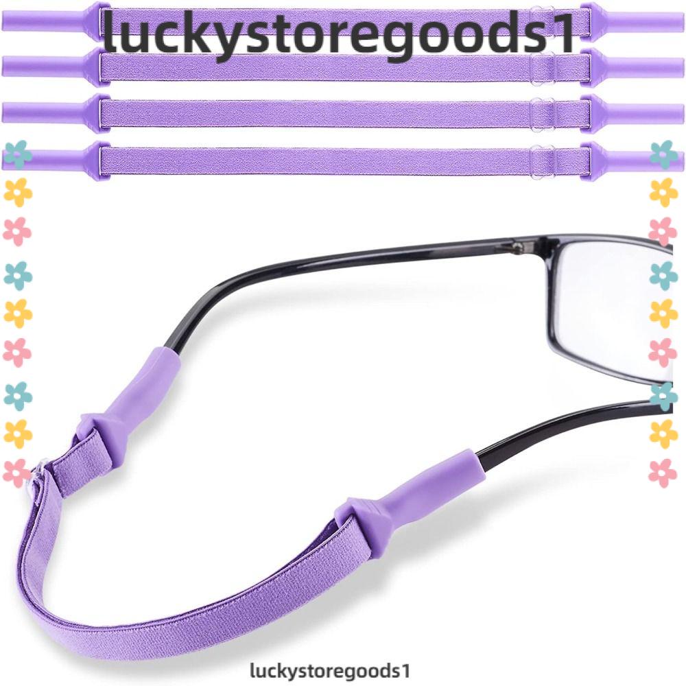 LUCKYSTOREGOODS 4PCS Neck Buckle Lanyard, Nylon Portable Adjustable Glasses Lanyard, Hanging