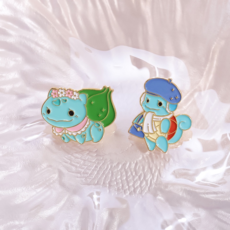 Cartoon Pikachu Enamel Pin Anime Pokemon Elf Brooch Backpack Jewelry ...